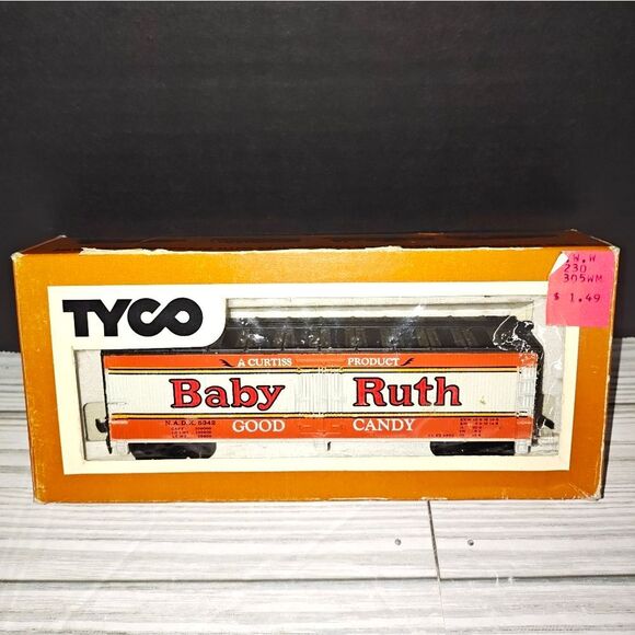 TYCO HO Scale "Baby Ruth" Billboard Reefer Freight Train Box Car 355 C - Picture 3 of 9